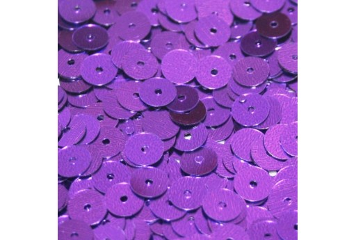 Smooth Sequins Purple 6mm - 10gr