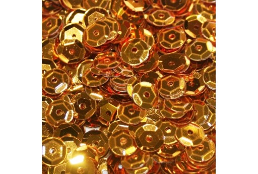 Cuvettes Sequins Gold 6mm - 20gr