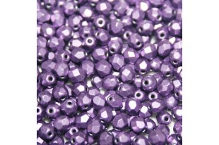 Perline Mezzi Cristalli Saturated Metallic Grapeade 4mm - 60pz