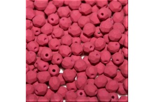 Fire Polished Beads Matte Velvet Purple Wine 4mm - 60pcs