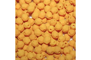 Perline Mezzi Cristalli Matte Velvet Mustard 4mm - 60pz