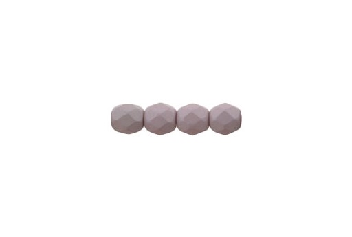 Fire Polished Beads Matte Velvet Antique Pink 4mm - 60pcs 2