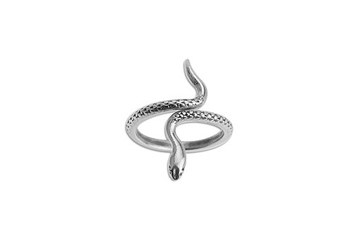 Ring Snake - Silver 17mm