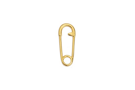 Pendente Spilla da Balia - Oro 23,5x9mm - 2pz