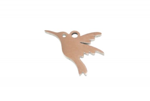Stainless Steel Charms Bird - 13x16mm - 2pcs