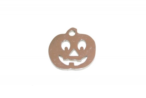 Stainless Steel Charms Pumpkin - 12mm - 2pcs