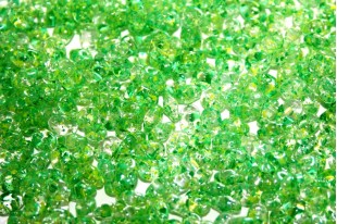 Perline Superduo Confetti Splash Yellow Green 5x2,5mm - 10gr