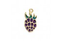 Motif Blueberry Pendant - Gold 11x21mm - 1pc