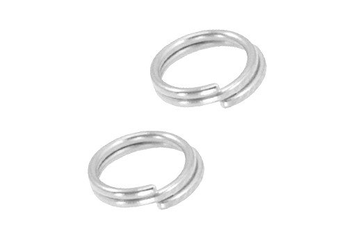 100 Anellini Aperti In Acciaio Inox 304 - 12 Mm, Spessore 1,5 Mm (15 Gauge), Tono Acciaio, Per Gioielli Fai Da Te, Maglia Di Catena, Riparazioni