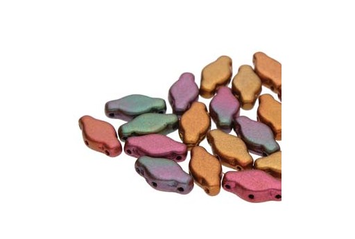 Perline Navette - Violet Rainbow 6x12mm - 10gr