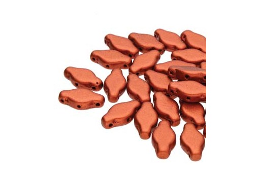 Perline Navette - Bronze Fire Red 6x12mm - 10gr