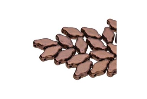 Perline Navette - Dark Bronze 6x12mm - 10gr