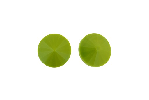 Cabochon Rivoli Matubo Opaque Olive 12mm - 2pz