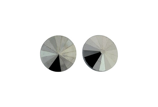 Cabochon Rivoli Matubo Hematite 12mm - 2pz