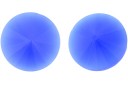 Cabochon Rivoli Matubo Capri Blue 14mm - 1pz