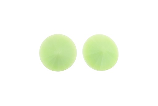 Cabochon Rivoli Matubo Light Mint 14mm - 1pz