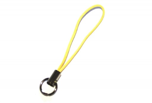 Platinum Plated Phone Mobile Yellow Straps - 5pcs