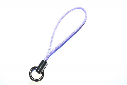 Platinum Plated Phone Mobile Lilac Straps - 5pcs