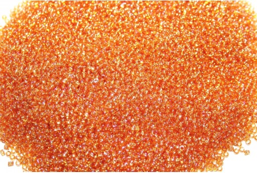 Toho Seed Beads Transparent Rainbow Med Topaz 15/0 - 10gr