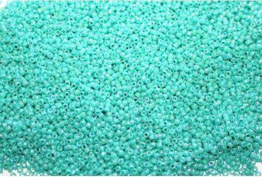 Perline Rocailles Toho Opaque Rainbow Turquoise 15/0 - 10gr