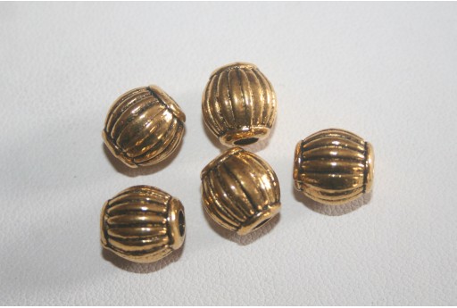 Barilotti Argento Tibetano Colore Oro 10x9,5mm - 4pz