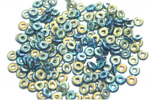 Perline O - Beads - Jet Full AB 1x3,8mm - 5gr