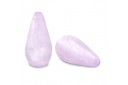Drop Shaped Polaris Marble Beads - Lilac 10x20mm - 2pcs