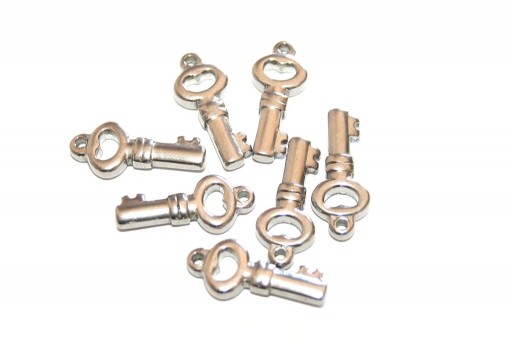 Stainless Steel Charms Key - 20x8mm - 2pcs