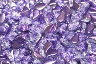 Perline Paisley Duo Slushy - Purple Grape 8x5mm - 10gr