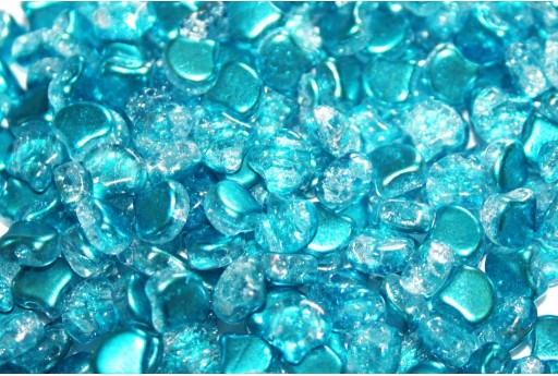 Czech Glass Ginko Beads Slushy - Energy 7,5x7,5mm - 10gr 2
