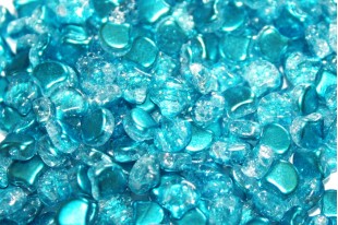 Czech Glass Ginko Beads Slushy - Energy 7,5x7,5mm - 10gr