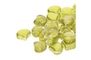 Czech Glass Ginko Beads Slushy - Pineapple 7,5x7,5mm - 10gr