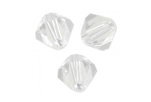 Bicones Preciosa - MC Bead Rondell - Crystal 3mm - 30pcs