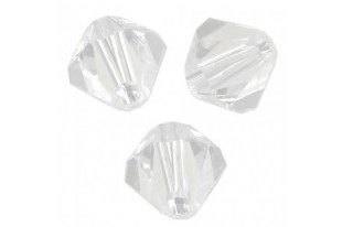 Bicones Preciosa - MC Bead Rondell - Crystal 3mm - 30pcs