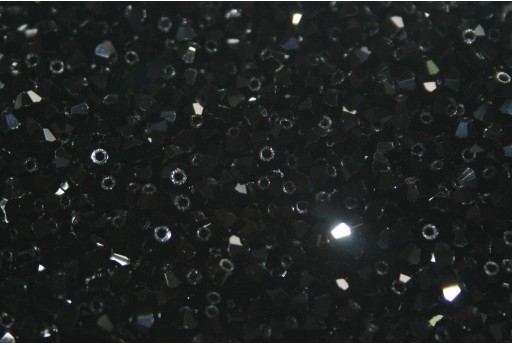 Bicones Preciosa - MC Bead Rondell - Jet 3mm - 30pcs 2