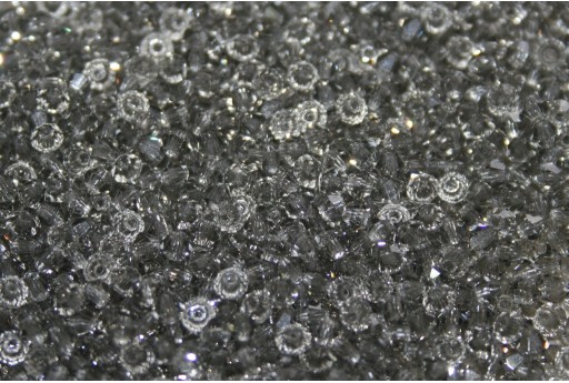 Bicones Preciosa - MC Bead Rondell - Black Diamond 3mm - 30pcs 2