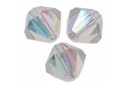 Bicones Preciosa - MC Bead Rondell - Crystal AB 3mm - 30pcs