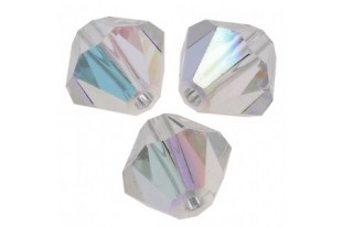 Bicones Preciosa - MC Bead Rondell - Crystal AB 3mm - 30pcs