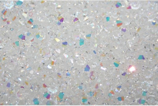 Biconi Preciosa - MC Bead Rondelle - Crystal AB 3mm - 30pz 2