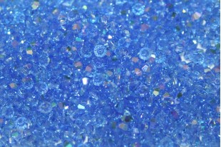 Biconi Preciosa - MC Bead Rondelle - Sapphire AB 3mm - 30pz