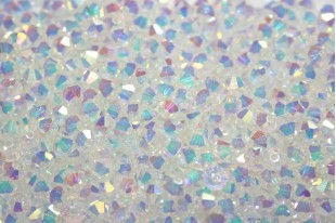 Biconi Preciosa - MC Bead Rondelle - Crystal AB 2X 4mm - 30pz