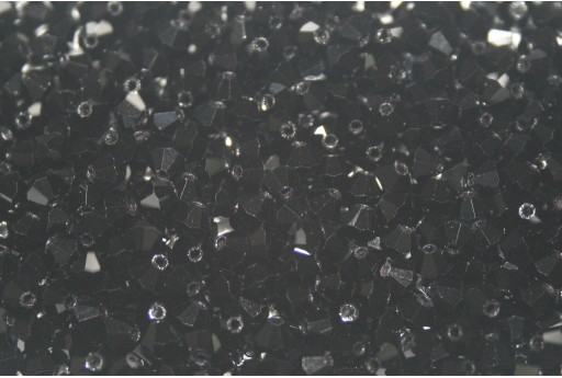 Bicones Preciosa - MC Bead Rondell - Jet 4mm - 30pcs 2