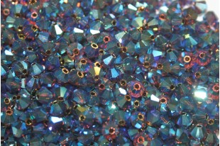 Biconi Preciosa - MC Bead Rondelle - Smoked Topaz AB 2X 4mm - 30pz