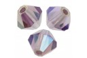 Bicones Preciosa - MC Bead Rondell - Light Amethyst AB 2X 4mm - 30pcs