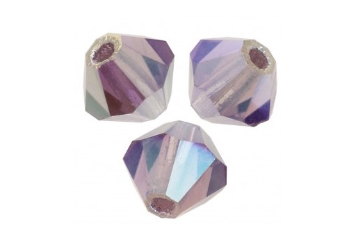 Biconi Preciosa - MC Bead Rondelle - Light Amethyst AB 2X 4mm - 30pz