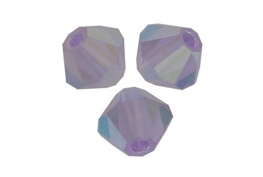 Bicones Preciosa - MC Bead Rondell - Violet AB 2X 4mm - 30pcs