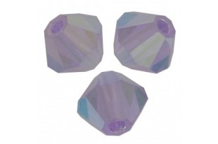 Bicones Preciosa - MC Bead Rondell - Violet AB 2X 4mm - 30pcs