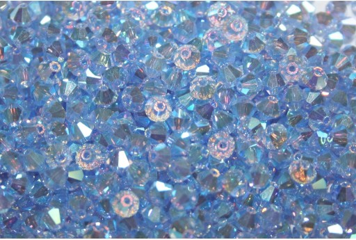 Biconi Preciosa - MC Bead Rondelle - Light Sapphire AB 2X 4mm - 30pz 2