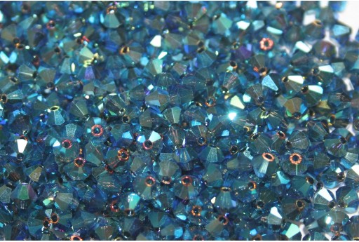Biconi Preciosa - MC Bead Rondelle - Montana AB 2X 4mm - 30pz 2