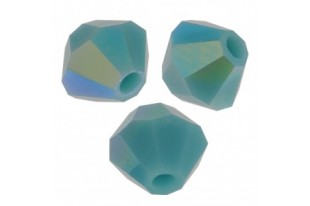 Bicones Preciosa - MC Bead Rondell - Turquoise AB 2X 4mm - 30pcs